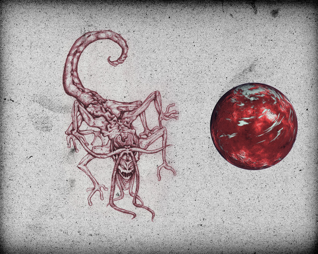 Kra'han Quichrab, portrait d'alien par Zandrine C